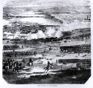 La batalla de Austerlitz, 2 de diciembre de 1805 de English School